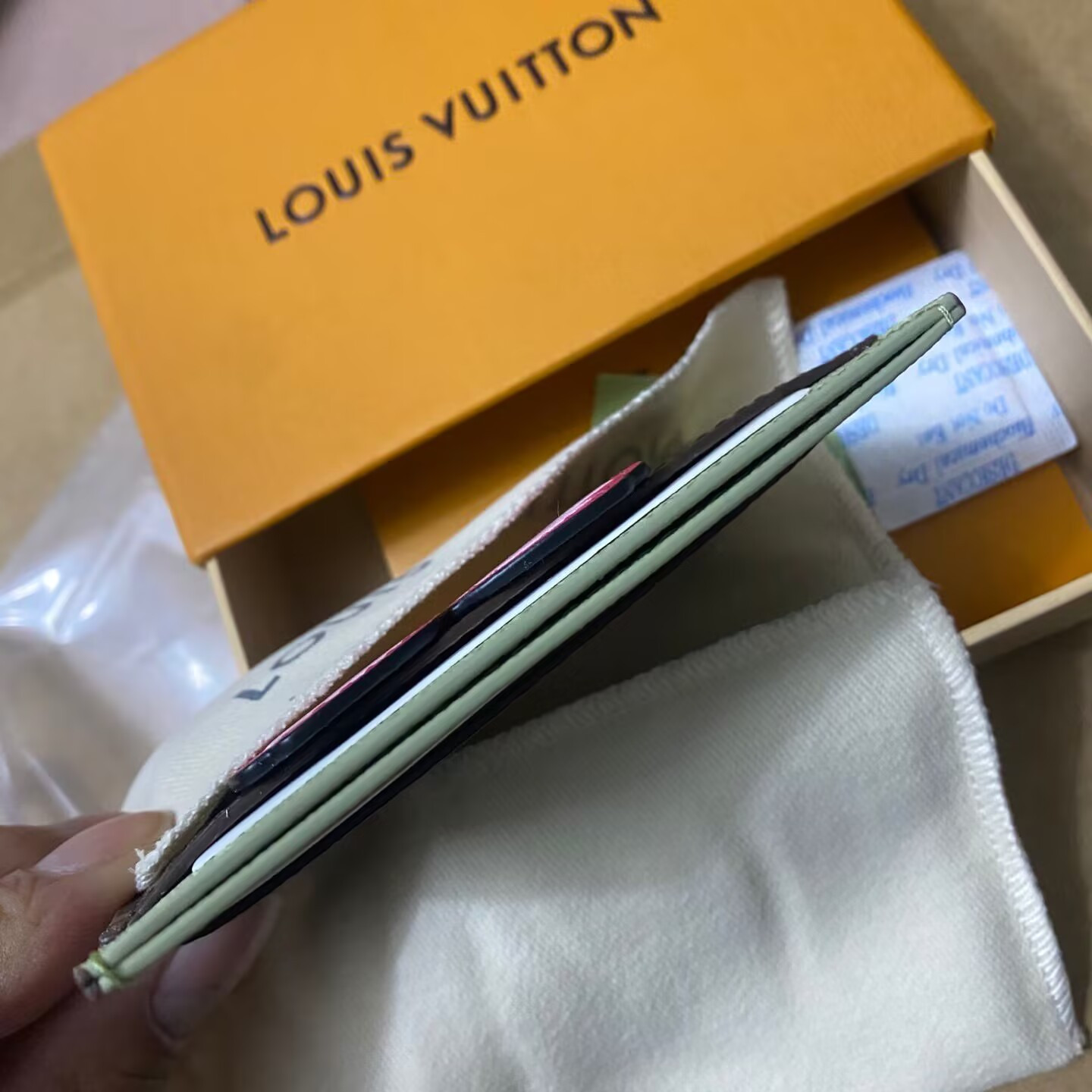 LV × TM Card Case Porto Carte Sample M13429 11 x 7 x 0.5 cm