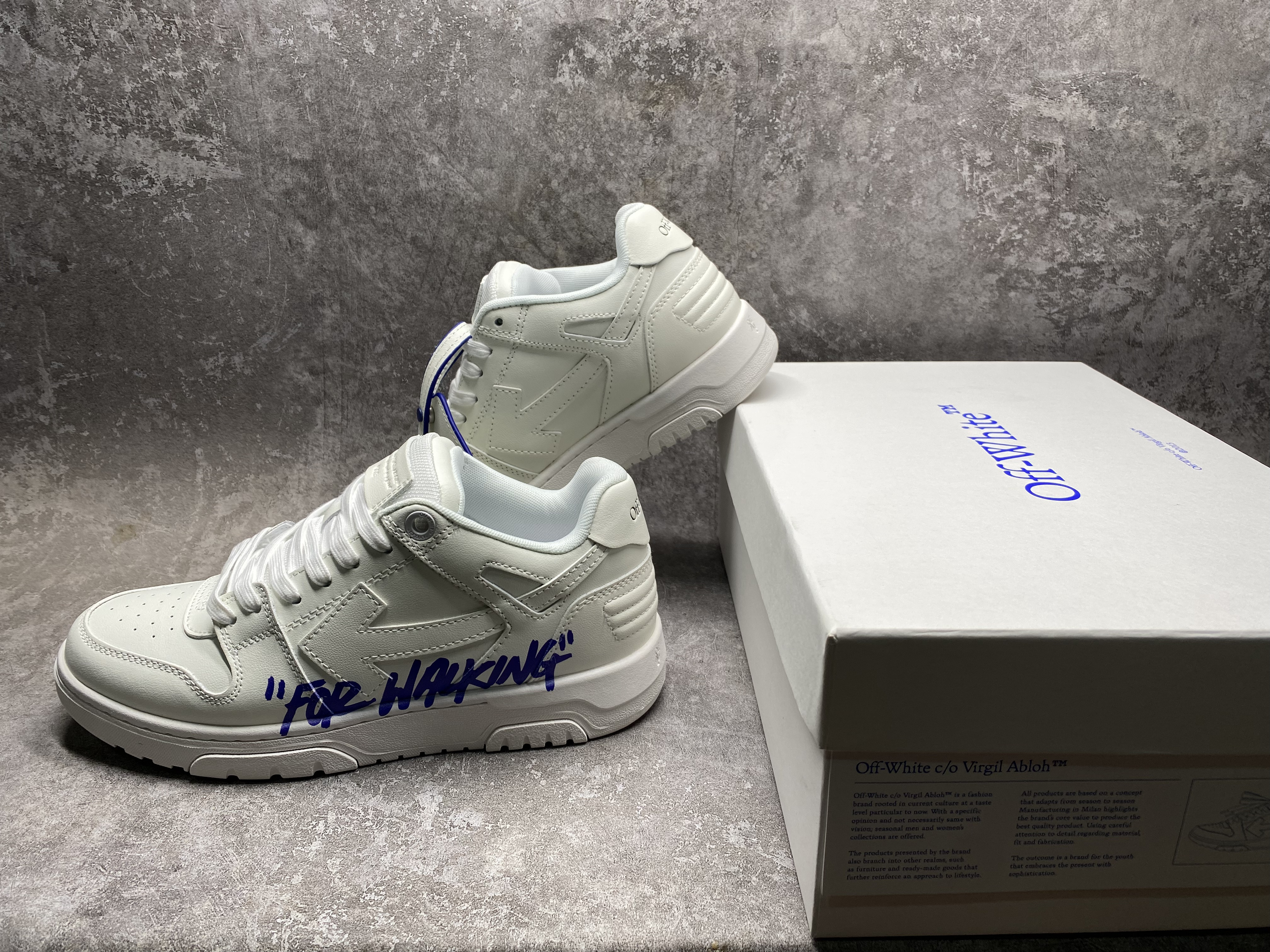 UA OFF-WHITE Out Of Office OOO Low Tops