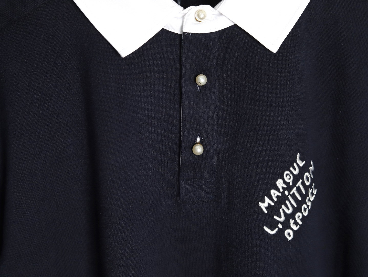 l0*is V*t0n lv 24ss short-sleeved polo shirt