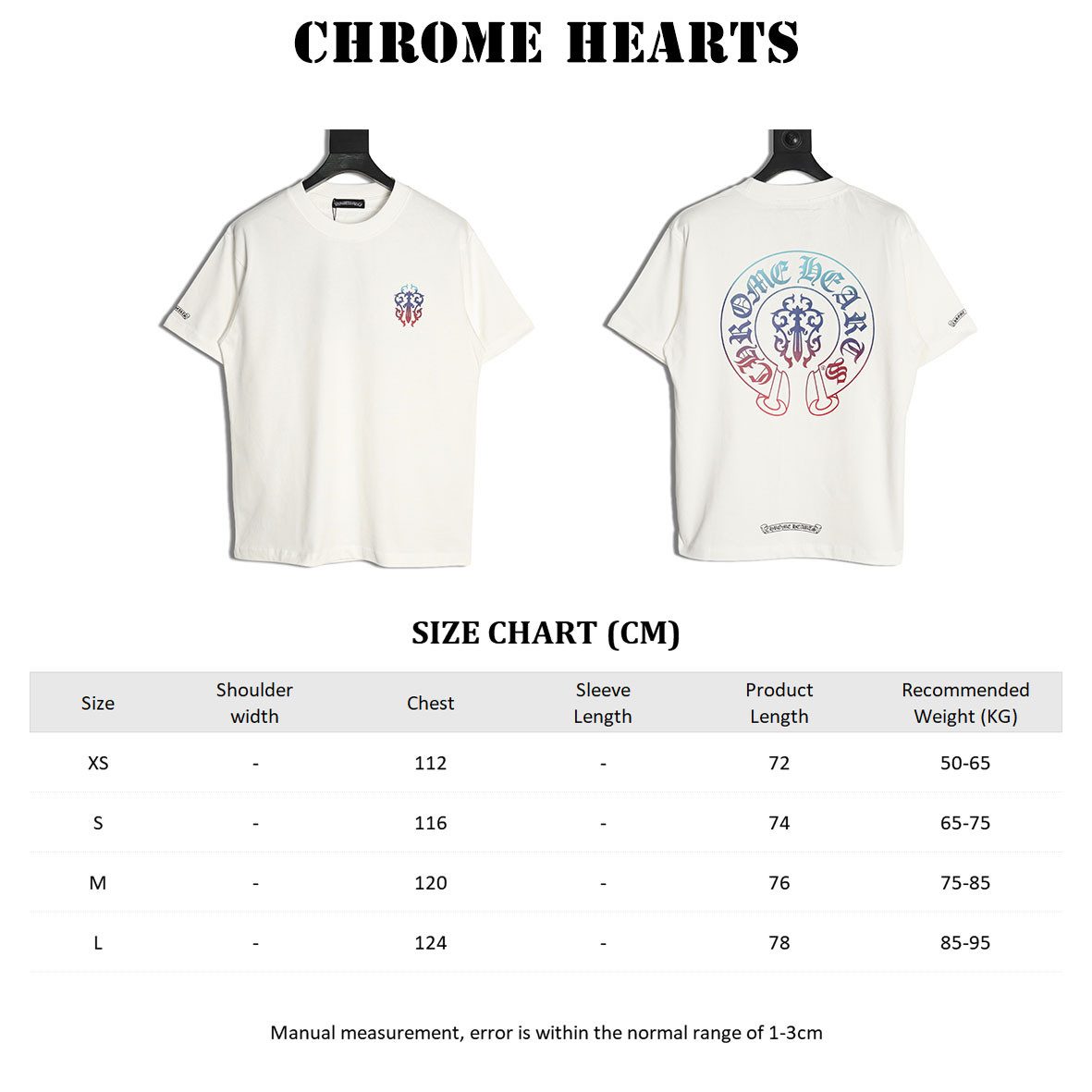 Chrome hearte ch 25ss Short-sleeved T-shirt