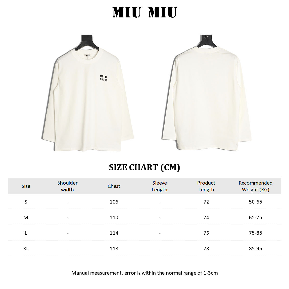 Miu Miu Long-sleeved T-shirt