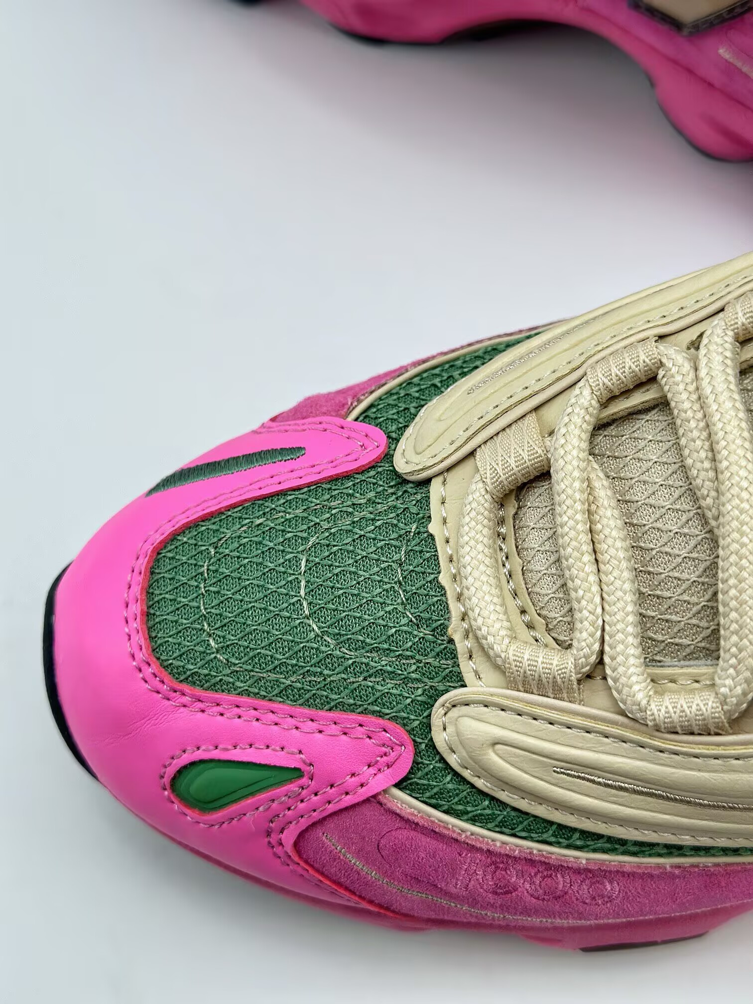 UA New Balance 1000 Tan Pink Green