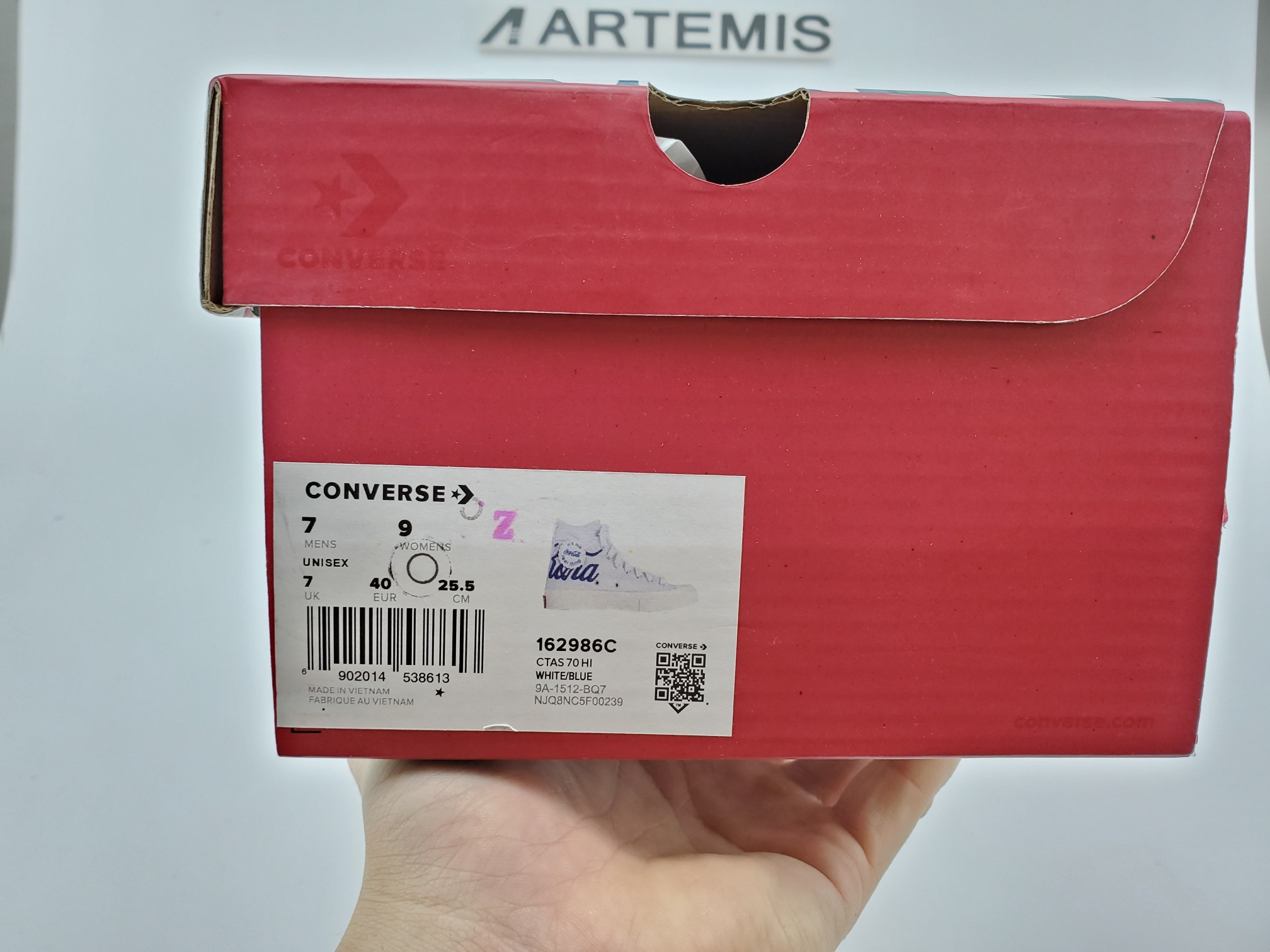 Converse Chuck Taylor All-Star 70s Hi Kith x Coca Cola White