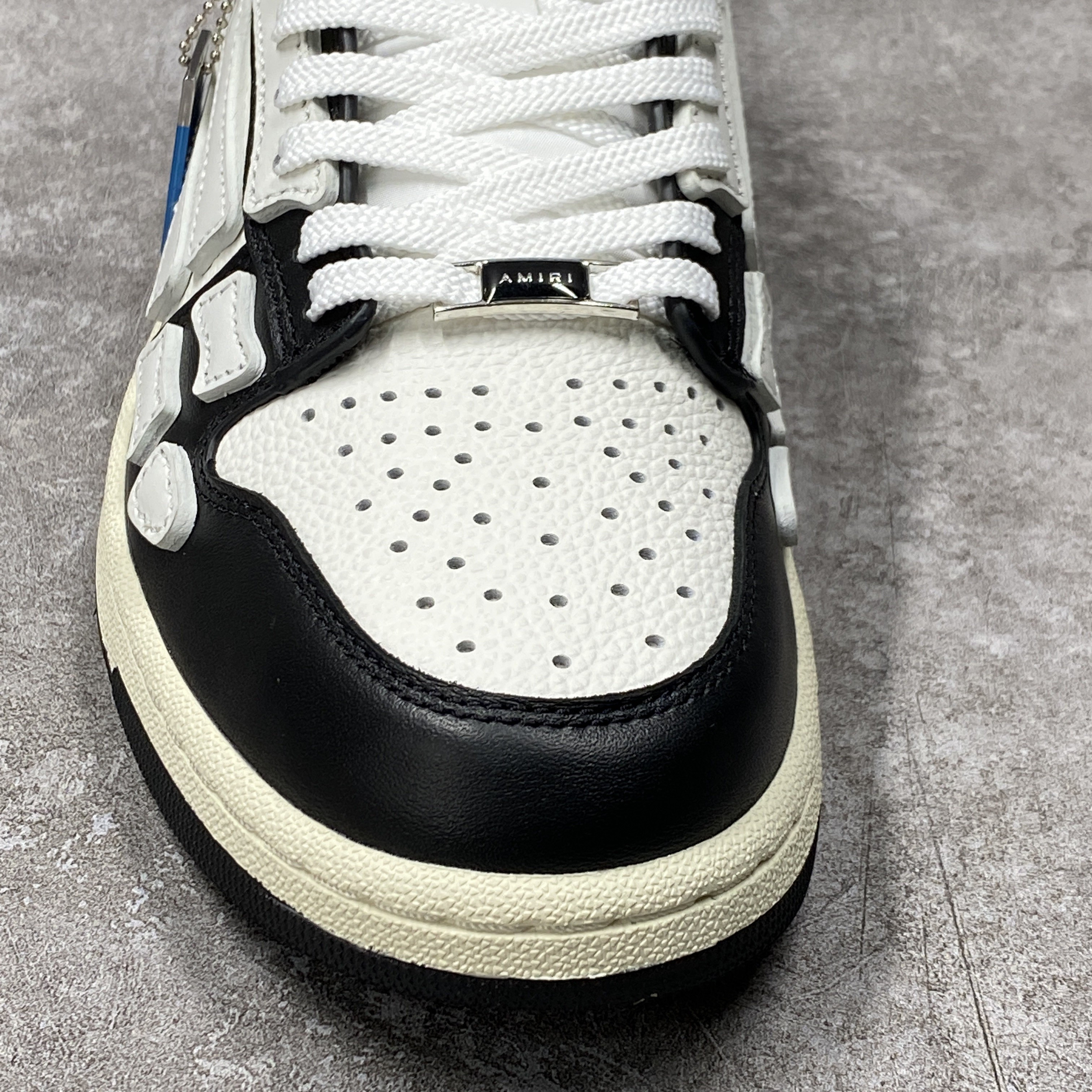 Amiri Skel Top Low Black White