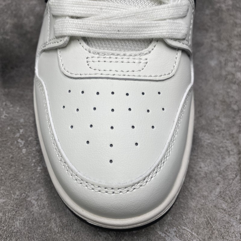 OFF-WHITE Out Of Office OOO 30 MM Low Tops Black White Blue