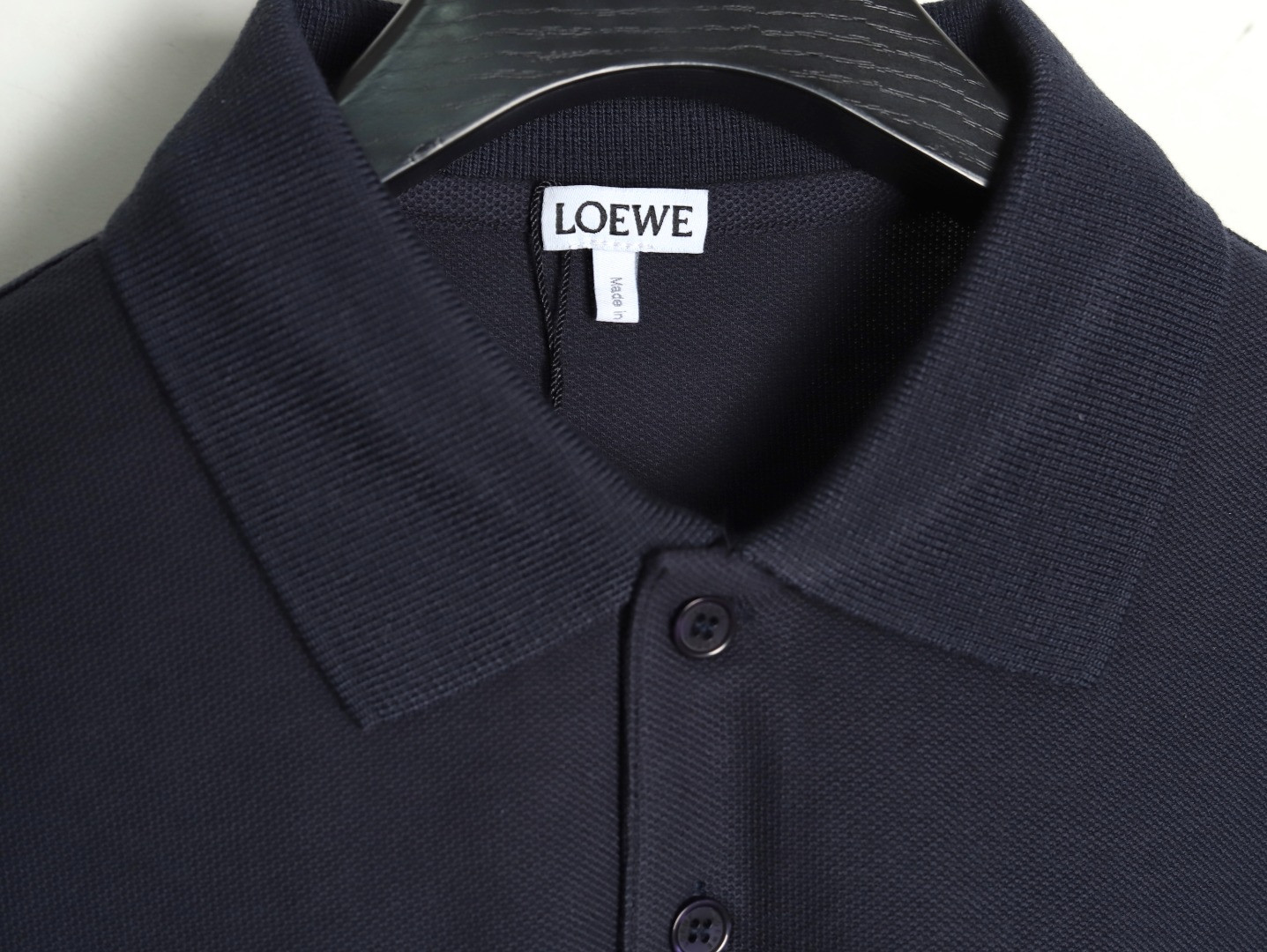 L0ew* short-sleeved polo shirt