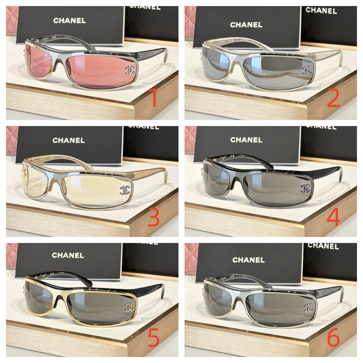 Ch*el glasses coco neige 71557