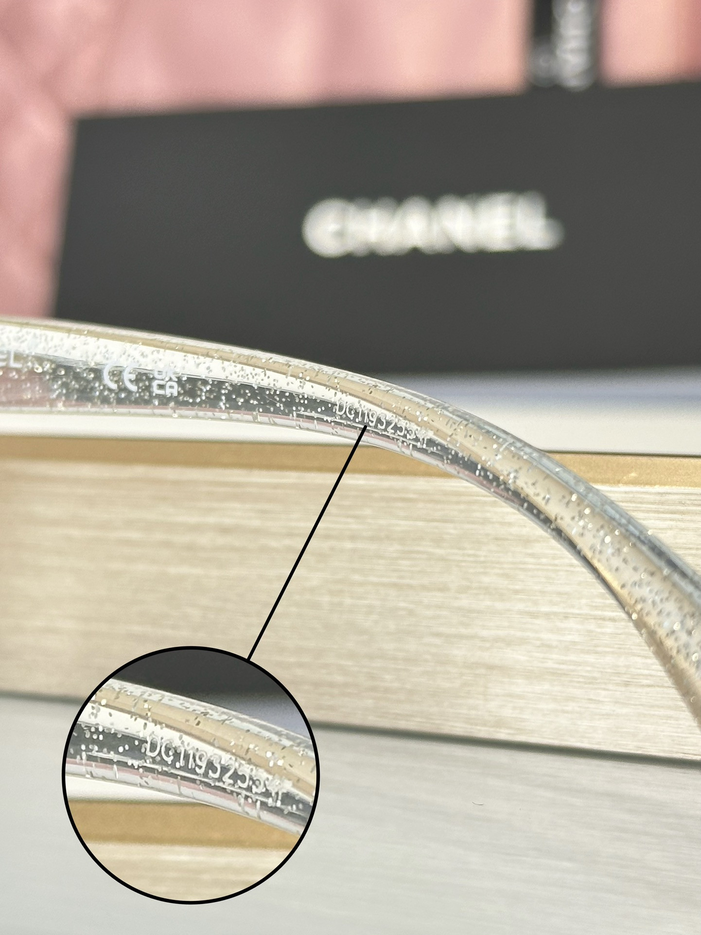 Ch*el glasses coco neige 71557